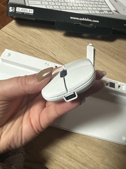 Teclado e mouse sem fio conectividade dupla