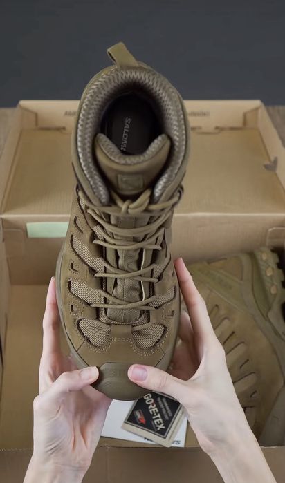 Берци Quest 4D Gore-Tex Forces 2 EN High Coyote Brown Solomon черевики чоловічі від 41 по 45 розмір