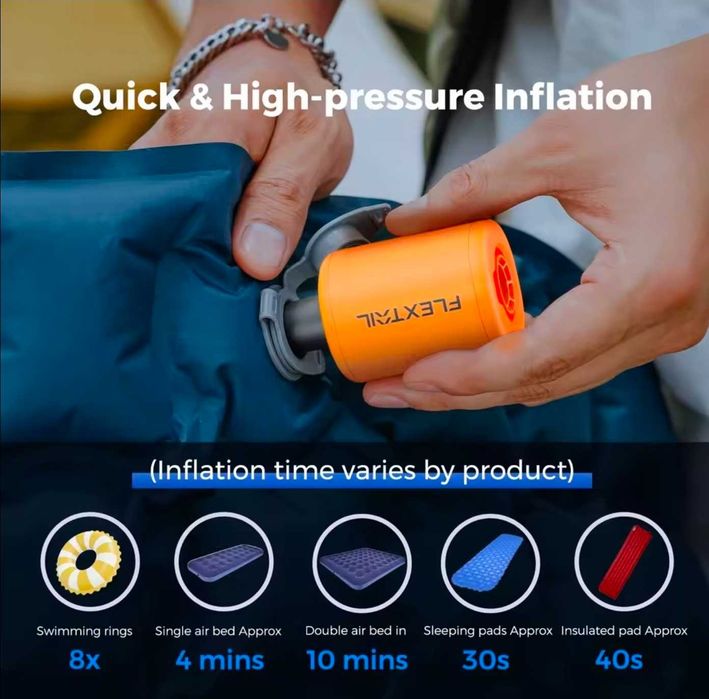 Flextail Tiny Pump 2X pompka elektryczna turystyczna