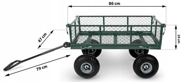 Wózek ogrodowy transportowy Taczka 3w1 do 450KG NOWY!