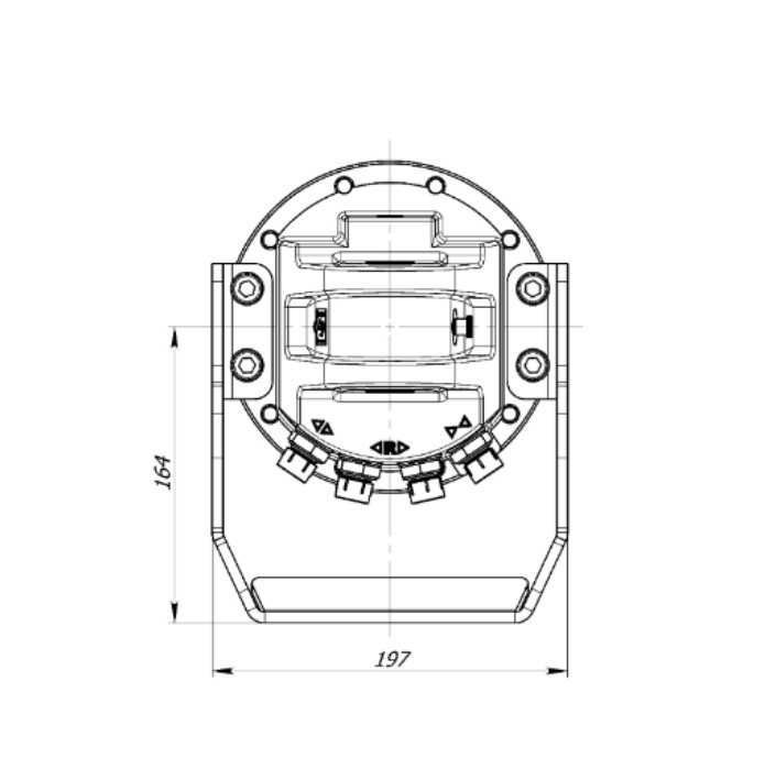 Rotator hydrauliczny / 5.5T / rotator / obrotnica /mocny wysoka osłona