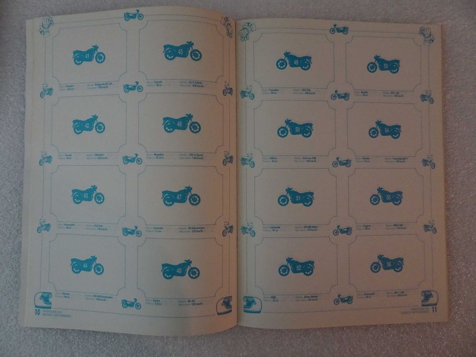 Caderneta de cromos vazia Aventura no Mundo Motorizado - Europer