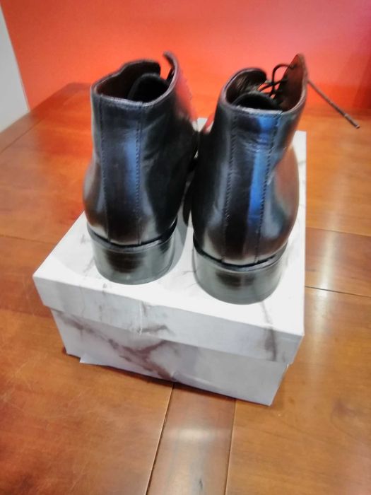 Botas italianas, pele genuína de alta qualidade, marca Luca Grossi