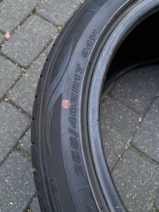 2 opony 255/40ZR17 Nexen rok prod 2020