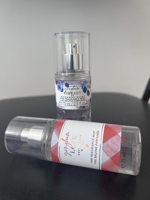 Mini Mgiełka Gingham Vibrant i Gingham Love Bath & Body Works