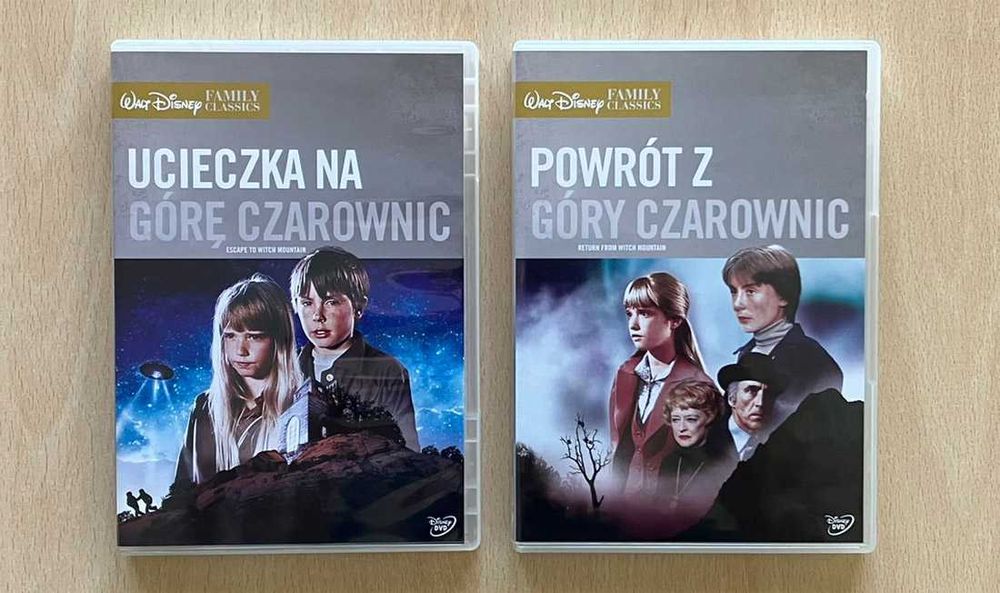 'Ucieczka Na Górę Czarownic' i 'Powrót Z Góry Czarownic' - 2 filmy DVD