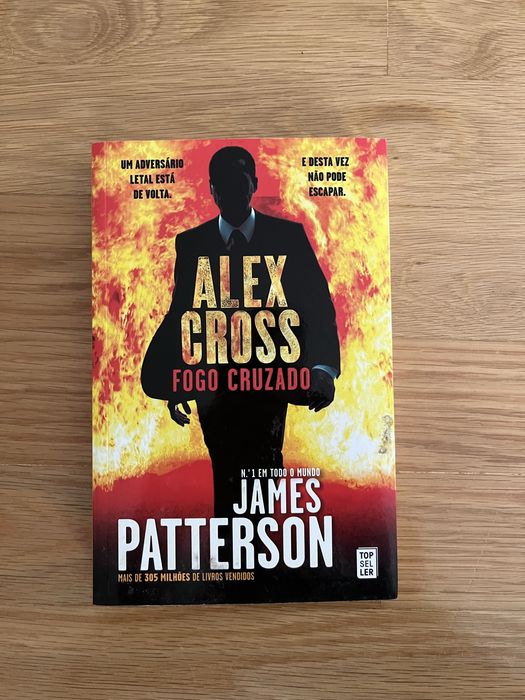 Fogo Cruzado, livro James Patterson 1a edição portuguesa