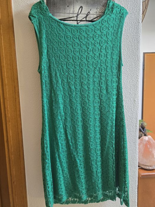 Vestido Rialbanni Renda e Algodao XL