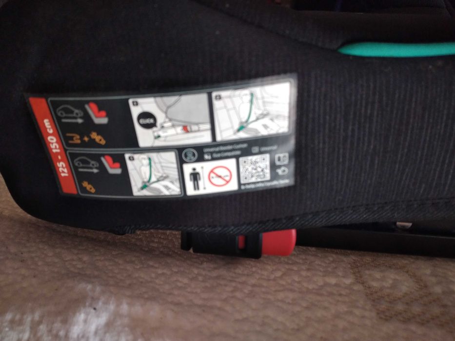 Banco / Assento Auto Elevatório I-Size Primecare Isofix ZY Safe  Preto