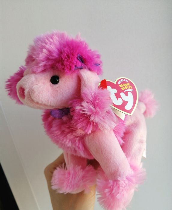 Пудель Ty Beanie Babies собачка колекційна песик рожевий 2004 м'яка іг