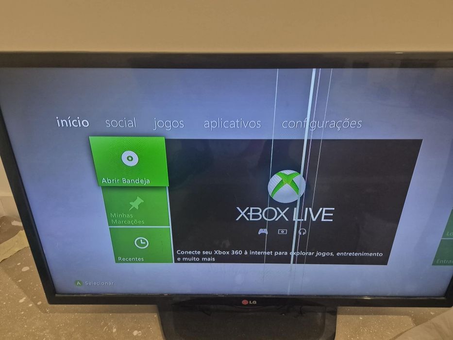 Xbox 360 a funcionar perfeitamente bem