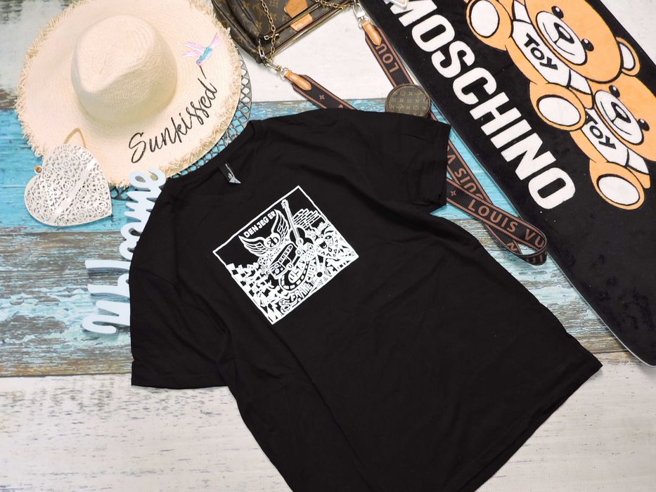 You Męski czarny t shirt XL