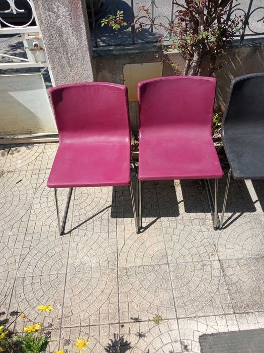 4 Cadeiras em pele ikea modelo Bernhard