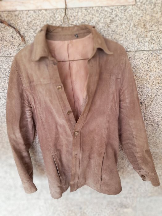 Casaco em pele como novo tamanho S