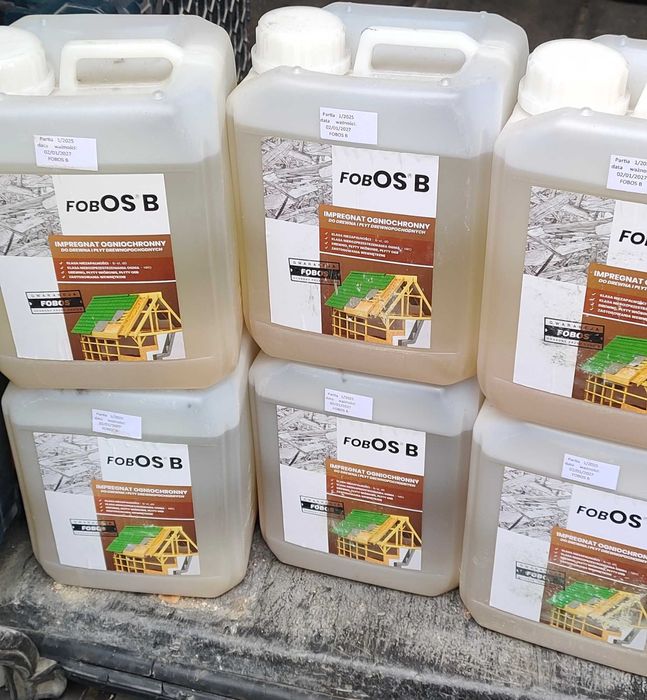 Fobos B Impr.ognioch. OSB i płyty drewno. - 6 szt. 5litrów - bezbarwny
