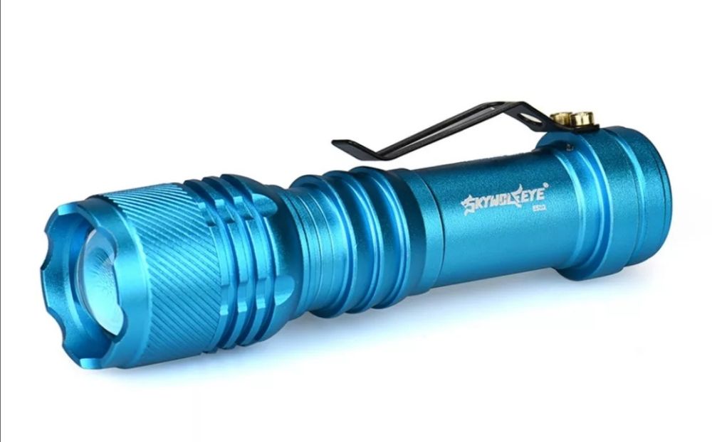 Lanterna Táctica Led Cree Sky Wolfeye - Ctt Grátis