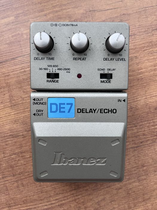 Ibanez DE7 delay pedal
