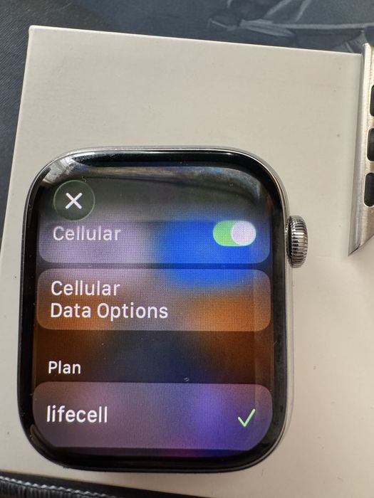 Apple Watch Series 7 45mm Stainless Steel, Milanese loop