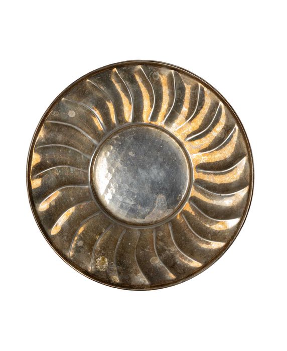 Salva prata 23 gomos século XX | Art Deco