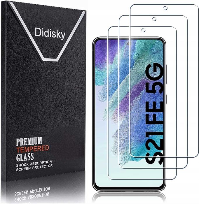 Didisky 2 sztuki szkła Ekranu Screen Protector do z Samsung Galaxy S21