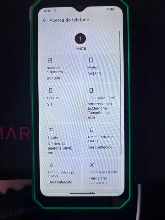 Telemóvel Android Blackview BV4800