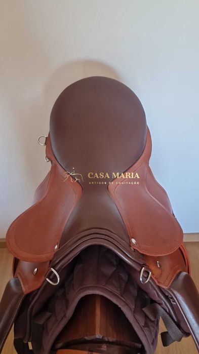 Sela Selim de Equitação Completo - Em Couro - Novo - Cavalos