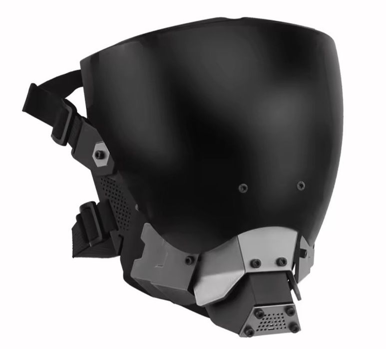 Маска панк киберпанк косплей для страйкбола пейнтбола, хеловина.