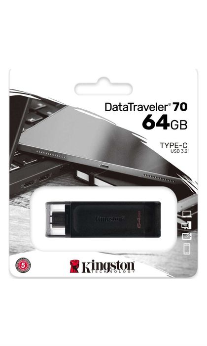 Флешка USB Kingston DataTraveler 70 64GB USB Type-C (DT70/64GB)