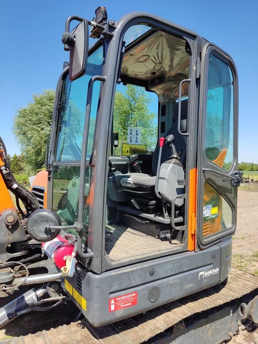Koparka mini Midi DOOSAN DX62R-3 JCB Yanmar Komatsu Bobcat tiltrotator