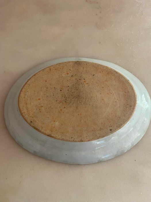 Travessa em porcelana chinesa estilo Mandarim meados Sec. XIX
