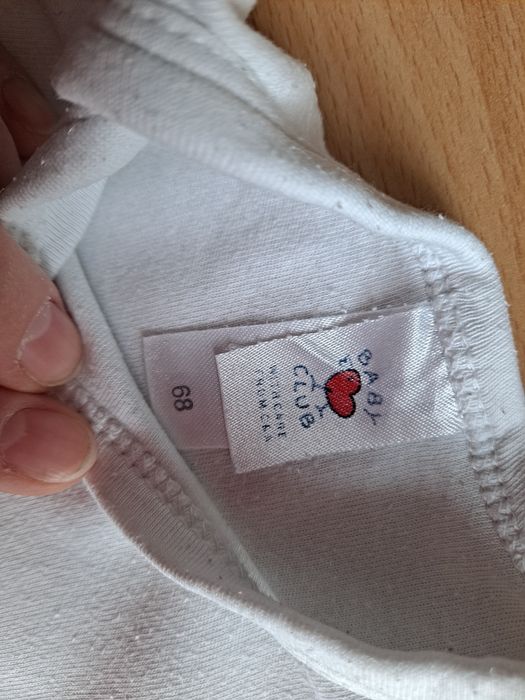 Body z długim rękawem roz 68