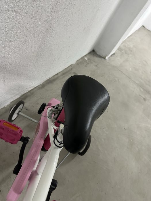 Bicicleta menina rosa Decatlhon