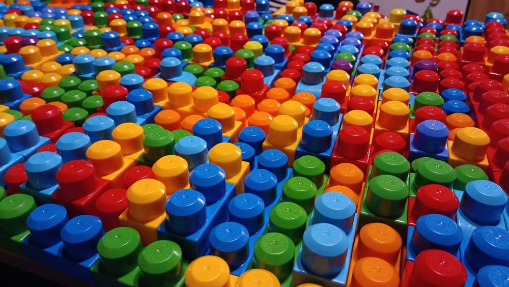 Mega Blocks ponad 500 klocków 7 kg klocków!
