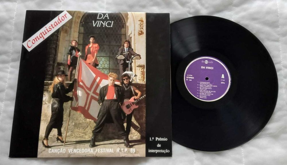 Da Vinci – Conquistador LP de 1989 Pop Portugal