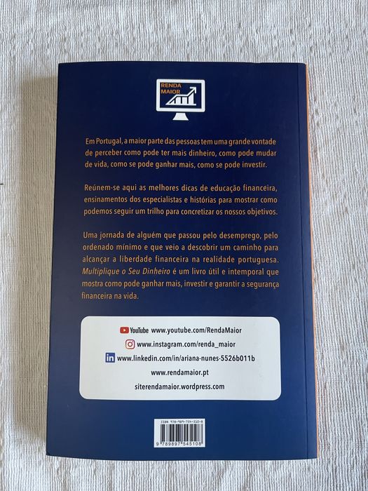 Livro “Renda Maior” de Ariana Nune