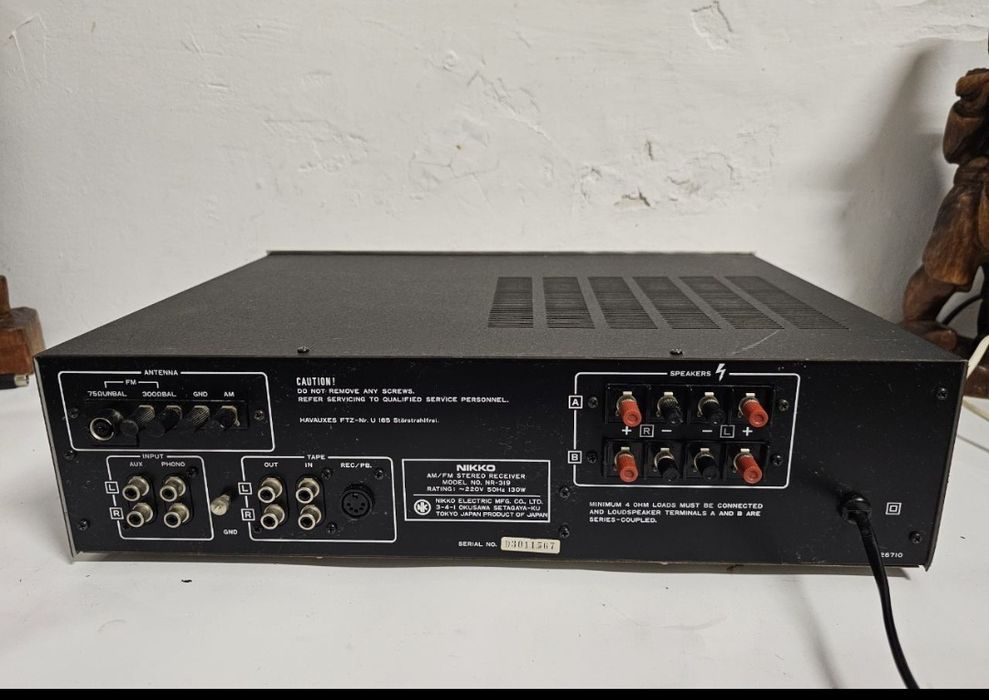 Amplituner stereo NikKo NR-319, Japan.