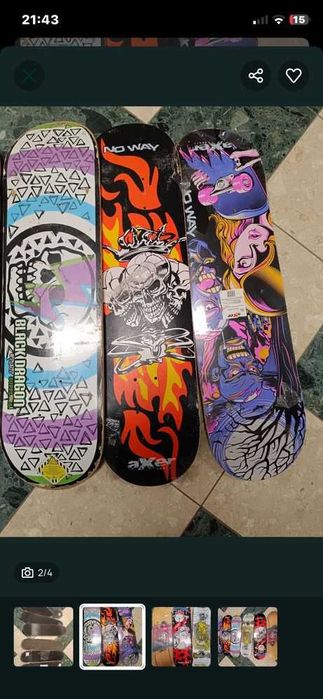 Deski do deskorolek 3 sztuki