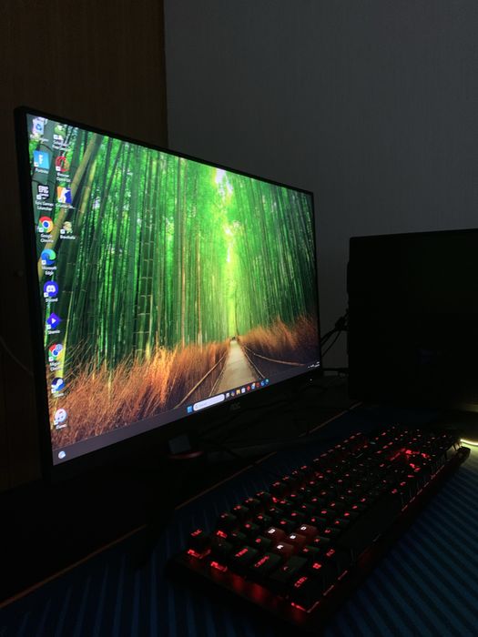 Pc gaming hp com monitor da AOC teclado da Omen e Rato Gaming