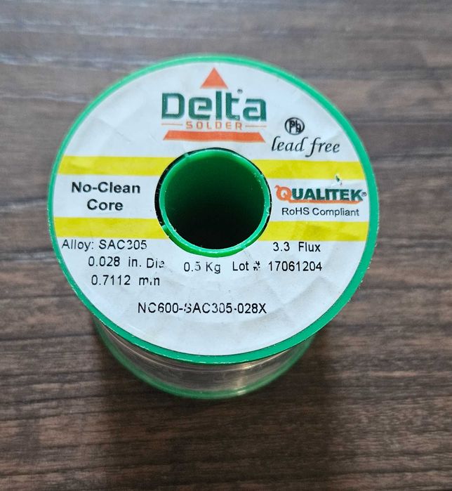 bezołowiowy drut lutowniczy cyna