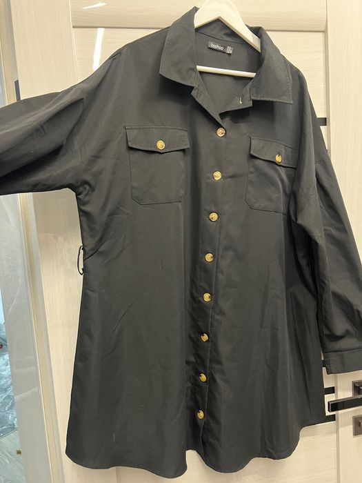 Сорочка жіноча великого розміру чорноо кольору