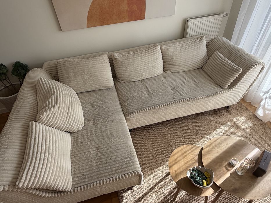 Sofa Agata COCOLI zakupiona w kwietniu 2025. Kolor beżowy.