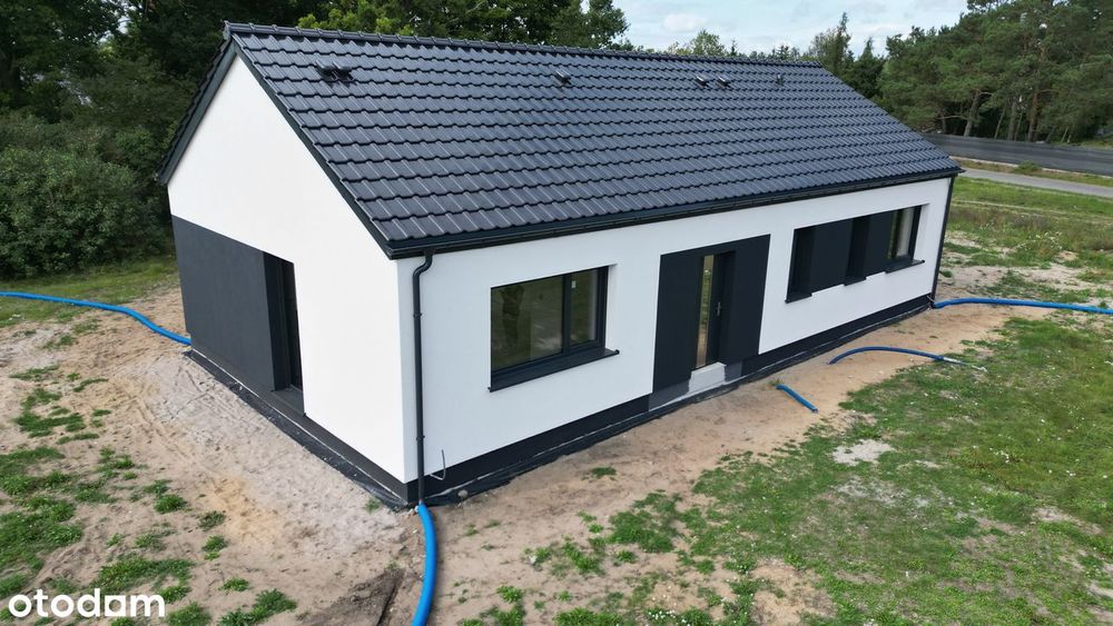 Nowe parterowe domy w Prądocinie z pompą ciepła