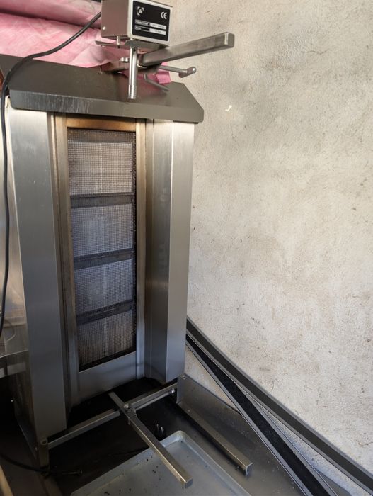 Dwa opiekacze do lokalu typu kebab