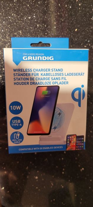 NOWA ładowarka Grundig, bezprzewodowa, indukcyjna