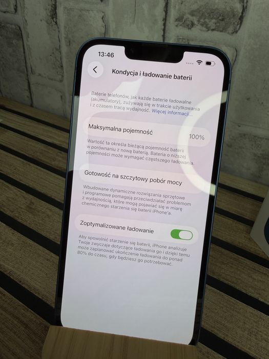 iPhone 13/Blue/256GB/100% Kondycji/Super Stan/Pełen Zestaw