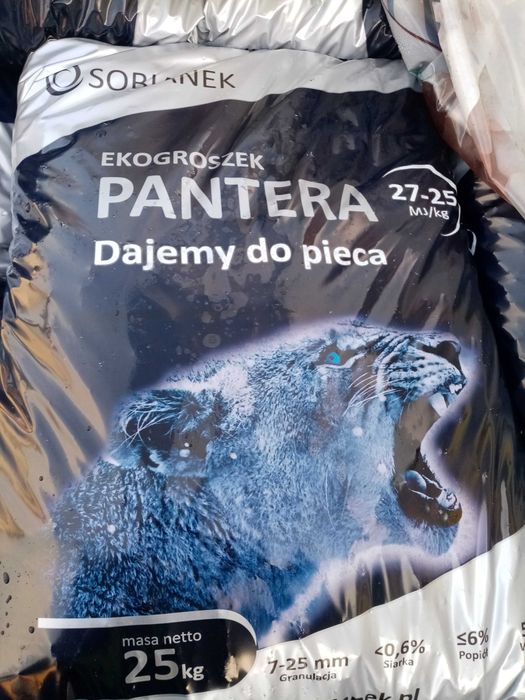 Groszek Sobianek Pantera, pellet Poltarex, lew, premium plus