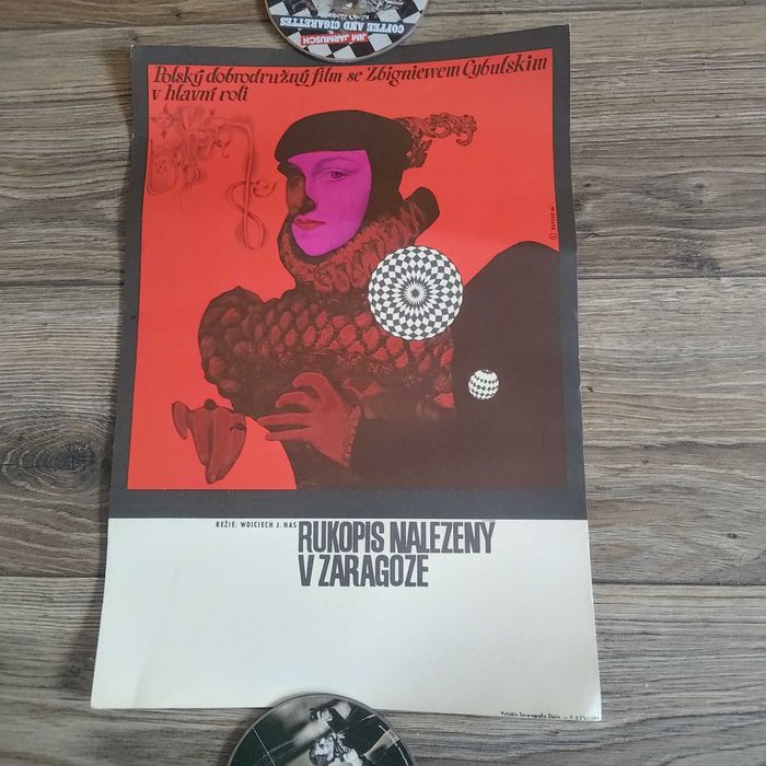 UNIKAT Rękopis znaleziony w Saragossie plakat czechosłowacki