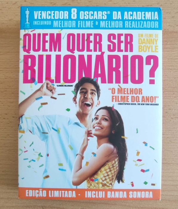 Filme em dvd Quem quer ser Bilionário