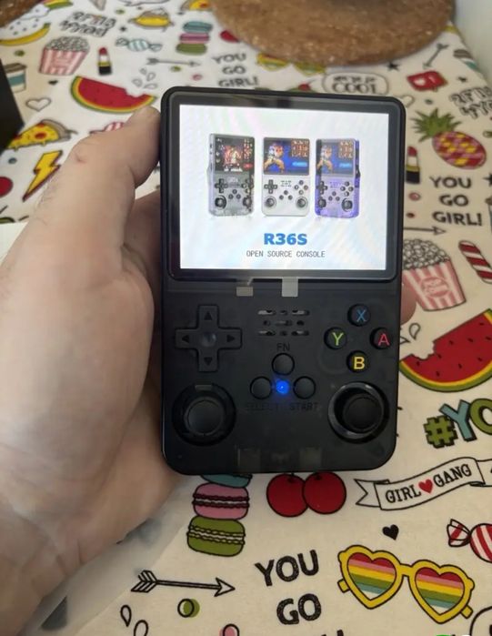 Портативная ретро консоль R36S 64gb