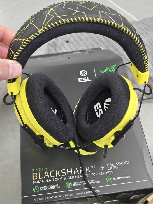 Słuchawki przewodowe Razer BlackShark V2 ESL Edition